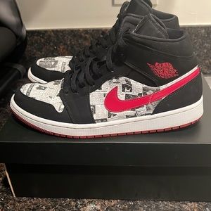 Air Jordan 1 mid ‘newspaper air times’